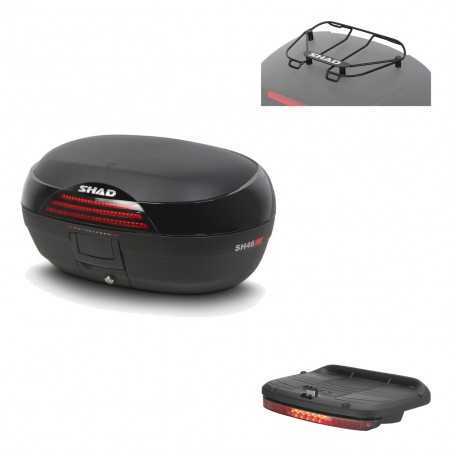 SHAD Baul trasero + accesorios SH46 SH 46 NEW MODEL KIT-182970