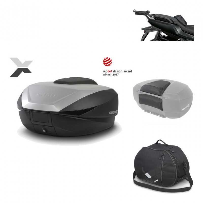 Rear trunk + mounting hardware + accessories  SH59X ALU