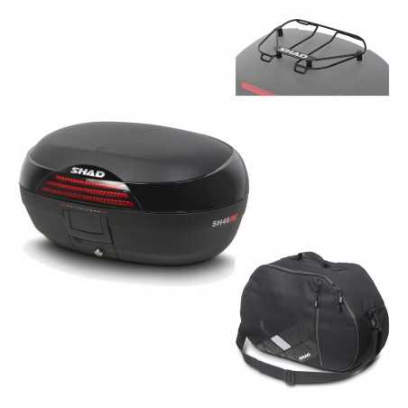 SHAD Baul trasero + accesorios SH46 SH 46 NEW MODEL KIT-182971