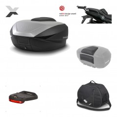 Rear trunk + mounting hardware + accessories  SH59X ALU