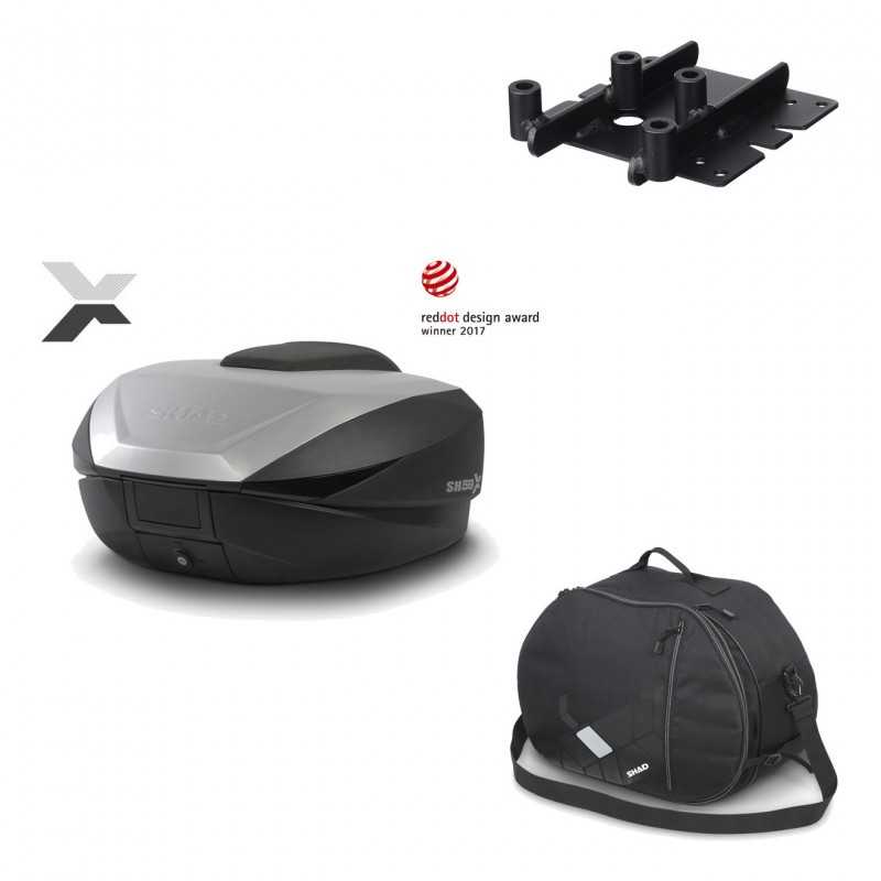 Back trunk + big top fitting + internal bag  SH59X ALU