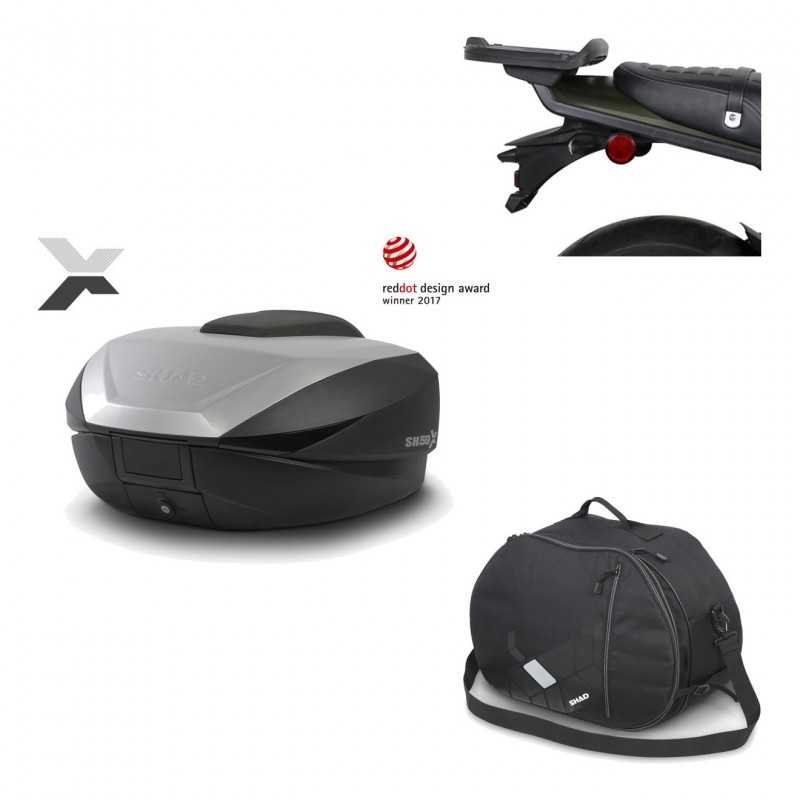 Back trunk + big top fitting + internal bag  SH59X ALU