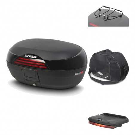 SHAD Baul trasero + accesorios SH46 SH 46 NEW MODEL KIT-182972
