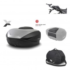 Rear trunk + mounting hardware + accessories  SH59X ALU