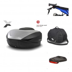 SHAD Baul trasero + herraje montaje accesorios SH59X ALU KIT-182923