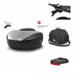 SHAD Baul trasero + herraje montaje accesorios SH59X ALU KIT-182723