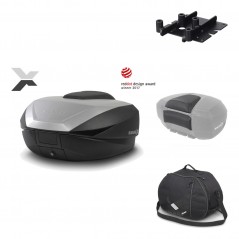 Rear trunk + mounting hardware + accessories  SH59X ALU