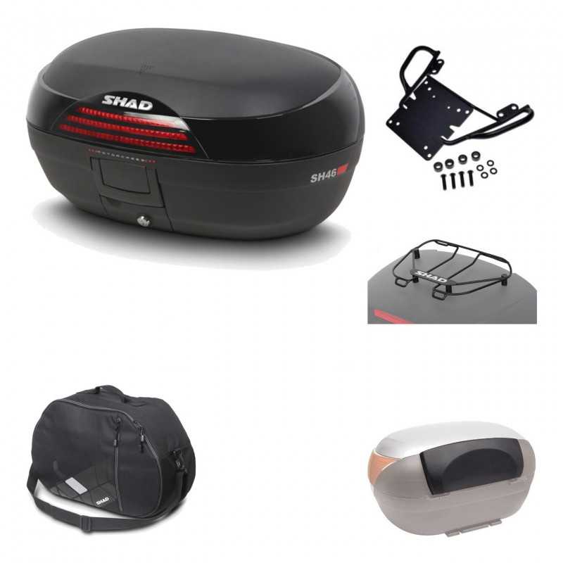 Rear trunk + mounting hardware + accessories  SH46 SH 46 NEW MODEL