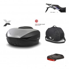 Rear trunk + mounting hardware + accessories  SH59X ALU