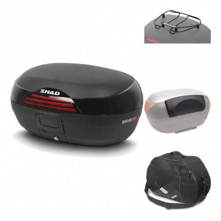 SHAD Baul trasero + accesorios SH46 SH 46 NEW MODEL KIT-182975