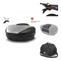 Rear trunk + mounting hardware + accessories  SH59X ALU