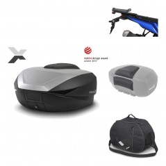 Rear trunk + mounting hardware + accessories  SH59X ALU