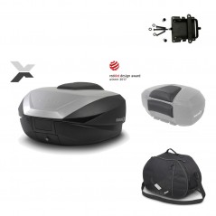 Rear trunk + mounting hardware + accessories  SH59X ALU