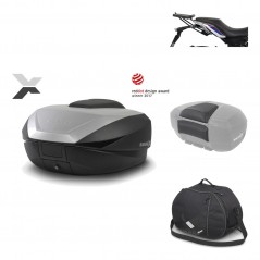 Rear trunk + mounting hardware + accessories  SH59X ALU
