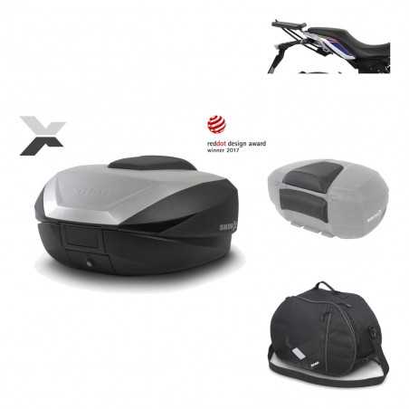 SHAD Baul trasero + herraje montaje accesorios SH59X ALU KIT-182678