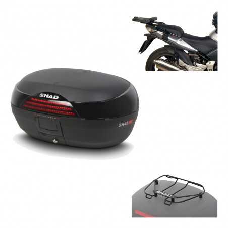 SHAD Baul trasero + herraje montaje parrilla portabultos superior SH46 SH 46 NEW MODEL KIT-183025