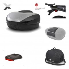 Rear trunk + mounting hardware + accessories  SH59X ALU