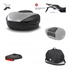 Rear trunk + mounting hardware + accessories  SH59X ALU