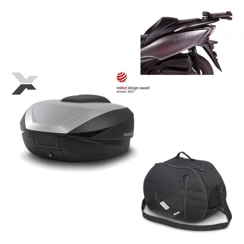 Back trunk + top fitting + internal bag  SH59X ALU