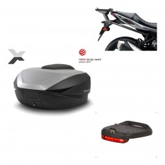 SHAD Baul trasero + herraje montaje luz de freno SH59X ALU KIT-182729