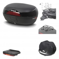 Rear trunk + mounting hardware + accessories  SH46 SH 46 NEW MODEL