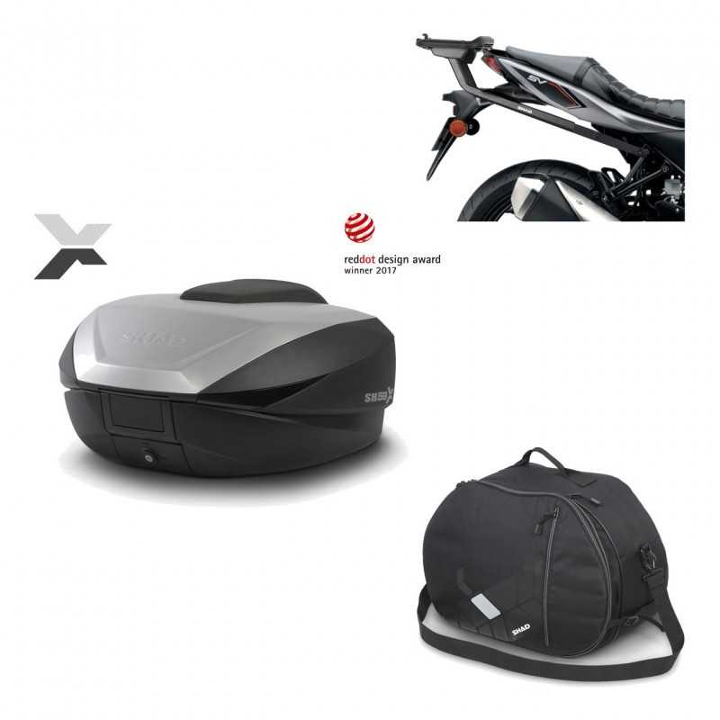 Back trunk + big top fitting + internal bag  SH59X ALU