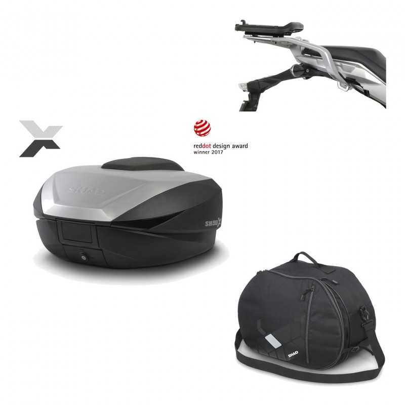 Back trunk + big top fitting + internal bag  SH59X ALU