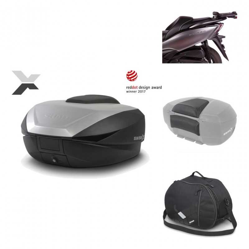 Rear trunk + mounting hardware + accessories  SH59X ALU