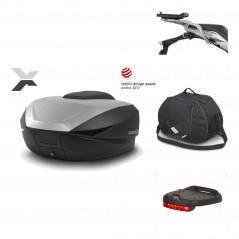 SHAD Baul trasero + herraje montaje accesorios SH59X ALU KIT-182683