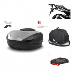 SHAD Baul trasero + herraje montaje accesorios SH59X ALU KIT-182731