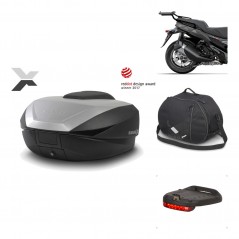 Rear trunk + mounting hardware + accessories  SH59X ALU