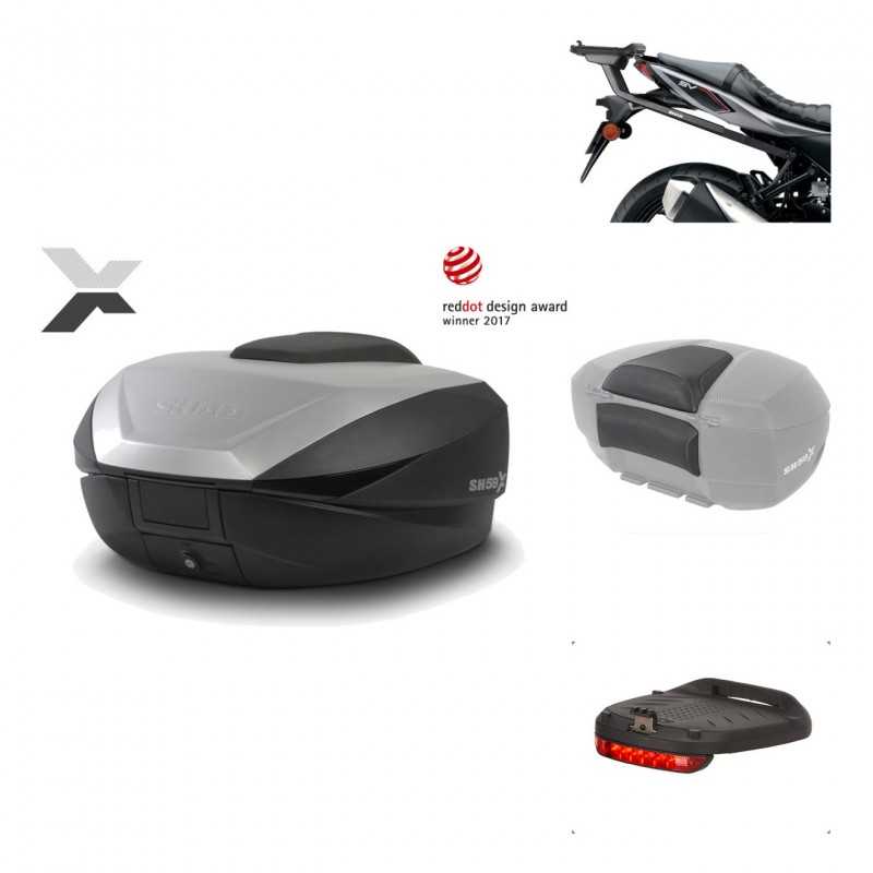 SHAD Baul trasero + herraje montaje accesorios SH59X ALU KIT-182733