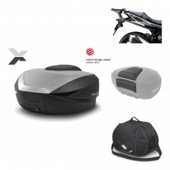 Rear trunk + mounting hardware + accessories  SH59X ALU