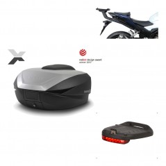 SHAD Baul trasero + herraje montaje luz de freno SH59X ALU KIT-182785