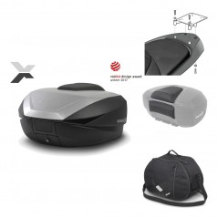 Rear trunk + mounting hardware + accessories  SH59X ALU