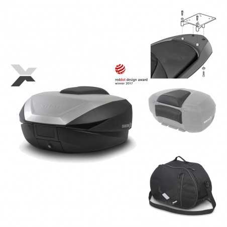 Rear trunk + mounting hardware + accessories SH59X ALU