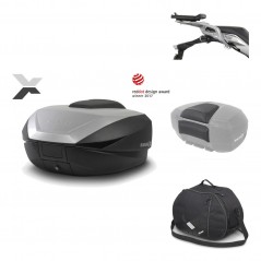 SHAD Baul trasero + herraje montaje accesorios SH59X ALU KIT-182686