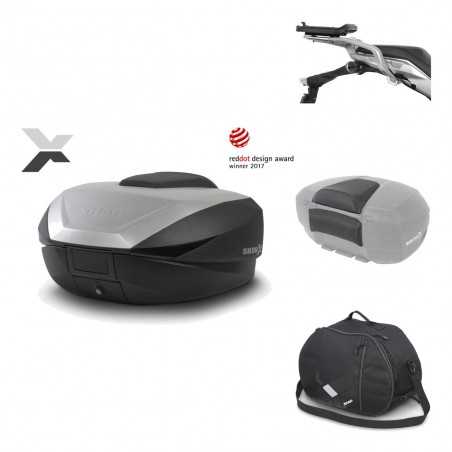 Rear trunk + mounting hardware + accessories  SH59X ALU