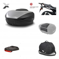 SHAD Baul trasero + herraje montaje accesorios SH59X ALU KIT-182735