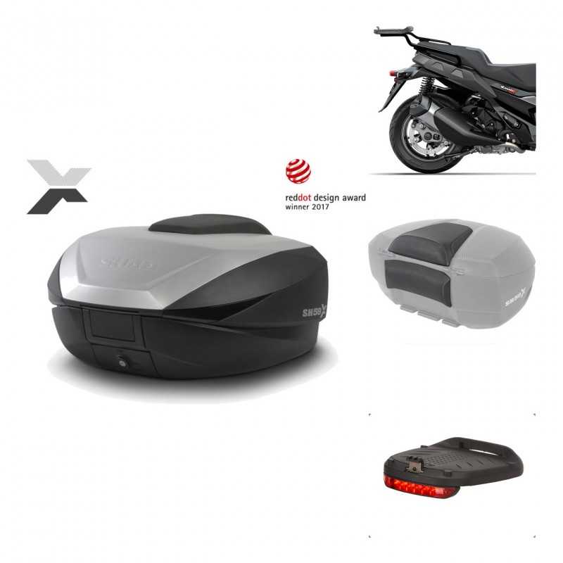 Rear trunk + mounting hardware + accessories  SH59X ALU