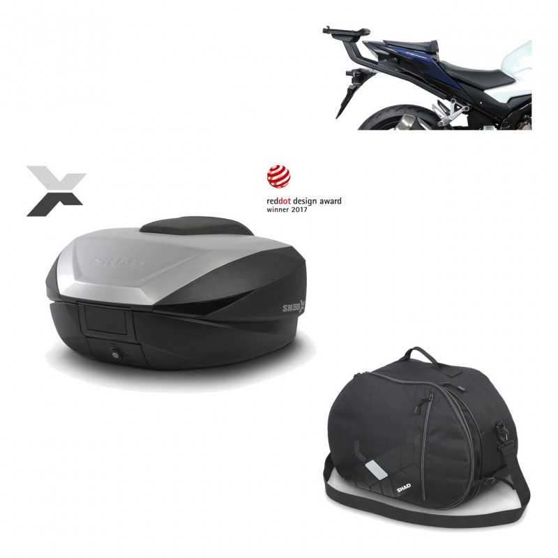 Back trunk + big top fitting + internal bag  SH59X ALU