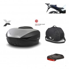 Rear trunk + mounting hardware + accessories  SH59X ALU