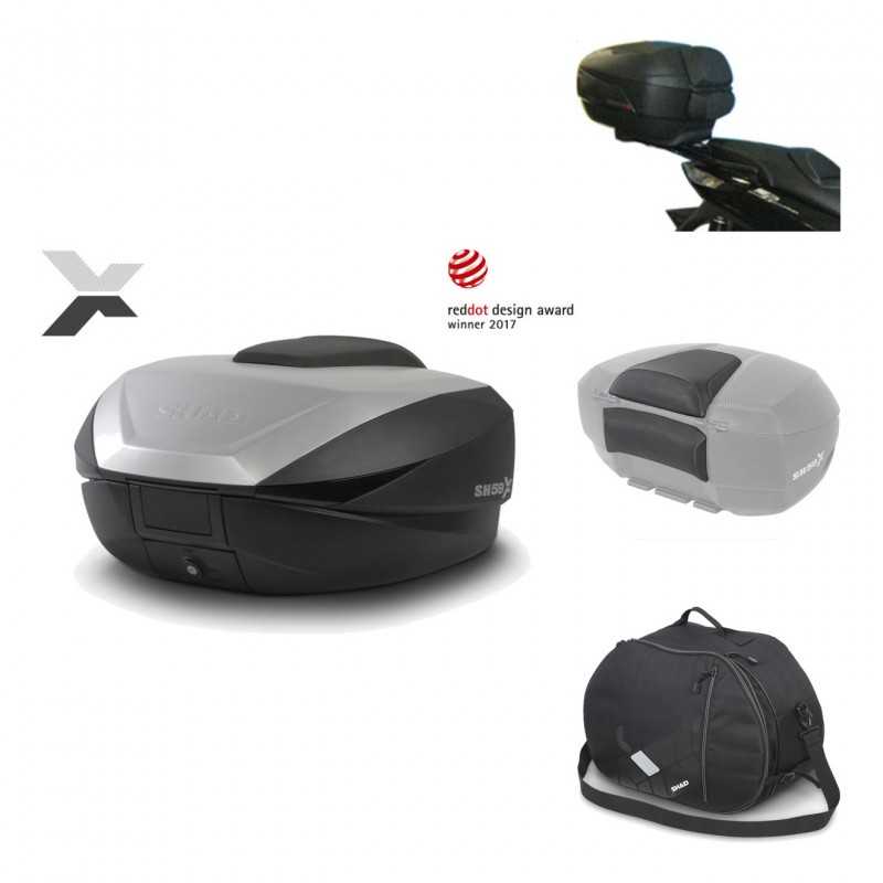 Rear trunk + mounting hardware + accessories  SH59X ALU
