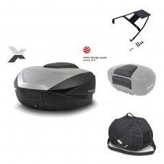 Rear trunk + mounting hardware + accessories  SH59X ALU