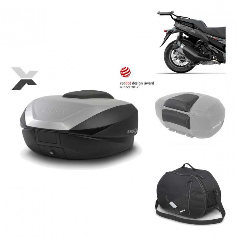 Rear trunk + mounting hardware + accessories  SH59X ALU