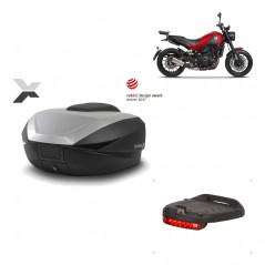 Back trunk + big top fitting + brake light  SH59X ALU