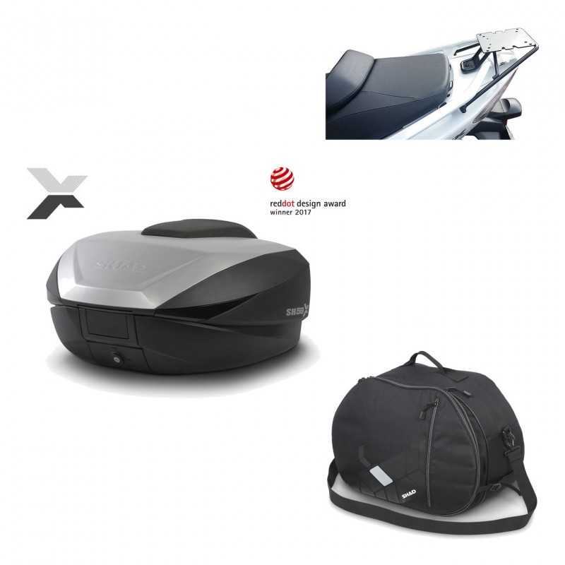 Back trunk + big top fitting + internal bag  SH59X ALU