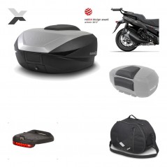 Rear trunk + mounting hardware + accessories  SH59X ALU