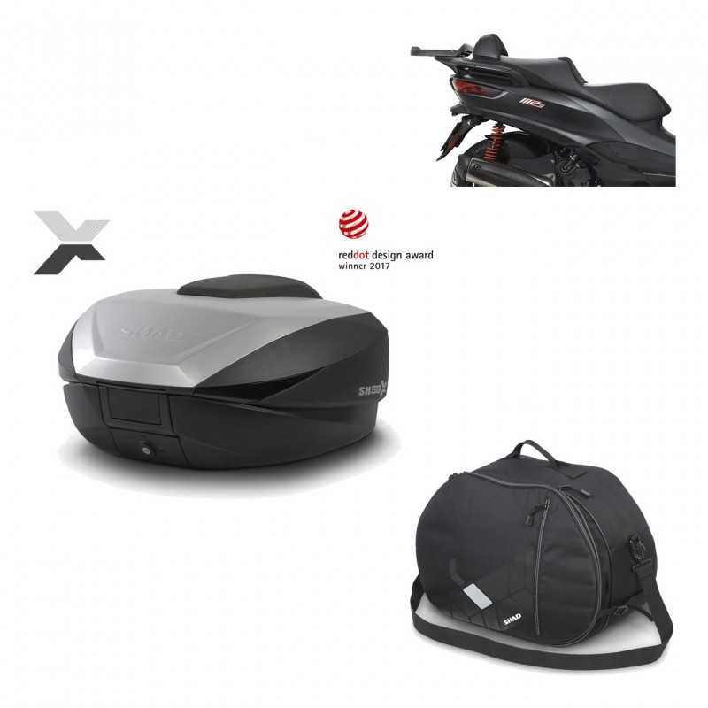 Back trunk + big top fitting + internal bag  SH59X ALU