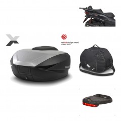 SHAD Baul trasero + herraje montaje accesorios SH59X ALU KIT-182739
